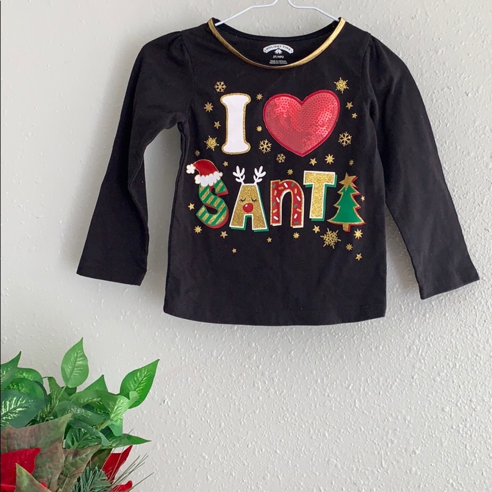 Holiday Time Christmas Shirt - 2T